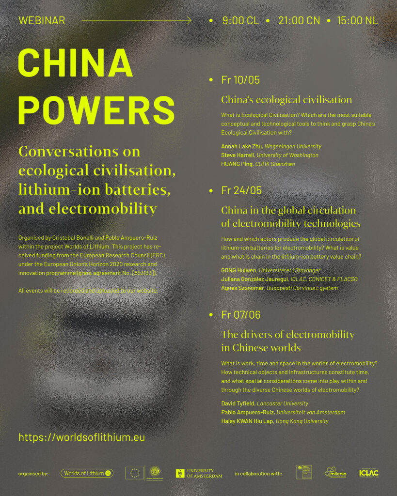 Agenda for the China Powers Webinar Series